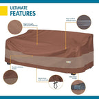 DUCKCOVERS Ultimate Waterproof 104 Inch Patio Sofa Cover, Patio Furniture Covers - Image 5
