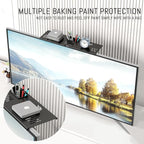CABTE Adjustable Steel TV Top Shelf, Floating TV Stand, Universal Monitor Shelf - Image 3