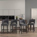 VKNOW Bar Stools Set of 4, Modern Counter Stools - Image 3