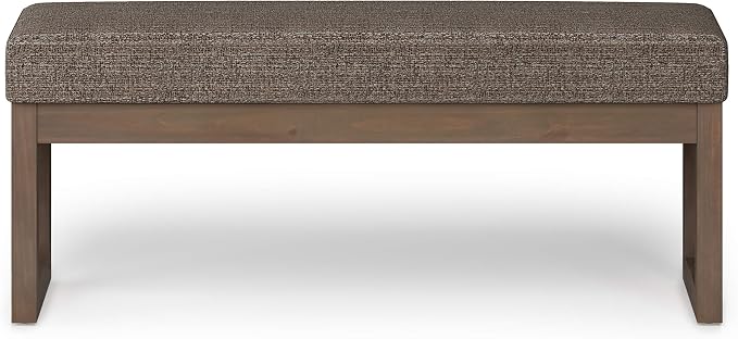 SIMPLIHOME Milltown Large Ottoman Bench - Image 5