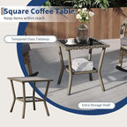 Outdoor Wicker Rocking Chair, Patio Rattan Rocker Chair - Image 7