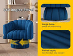 Dewhut Swivel Accent Chair, 360° Swivel Barrel Chair - Image 7