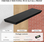 Fun Memories Floating Shelves 40 Inch Long, 9.3 Inch Deep Classic Crown Molding - Image 6