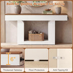 Homieasy Console Table, Farmhouse Wooden Sofa Table Behind Couch, Narrow - Image 6