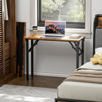 TEMI Small Computer Desk Folding Table - Image 2
