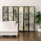 MyGift 6 Panel Room Divider Privacy Partition - Image 3