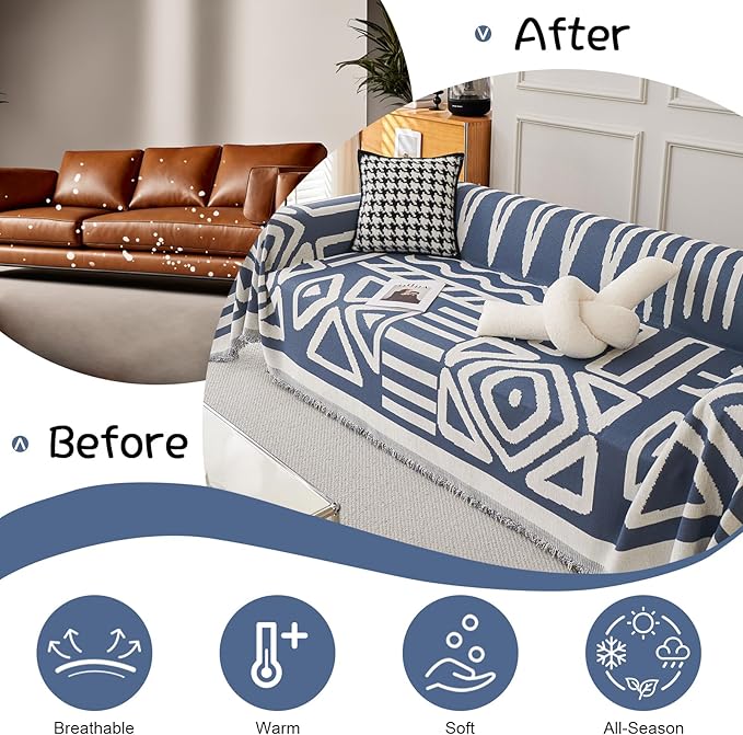 VClife Boho Couch Cover, Pet Furniture Protector - Image 4