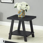 Roundhill Furniture Athens Contemporary 3-Piece Wood Shelf Coffee Table Set - Image 8