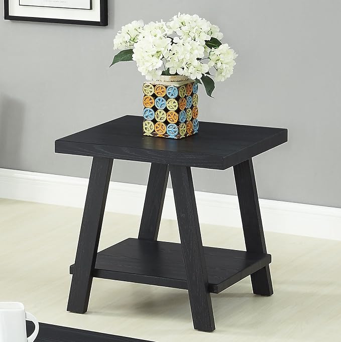Roundhill Furniture Athens Contemporary 3-Piece Wood Shelf Coffee Table Set - Image 8