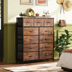 WLIVE Tall Dresser for Bedroom, Fabric Dressers Storage Tower, Dresser & Chest - Image 4