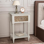 HOMPUS Fully Assembled Farmhouse Nightstand - Image 7