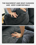 Belffin Fabric Large Ottoman - Image 5