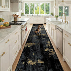 RELEANY Washable Area Rugs 3x12 Non-Slip Modern Abstract Soft by RELEANY