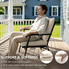 24x24 Inch Outdoor Chair Cushions Set of 2, Patio Furniture Cushions - Image 4