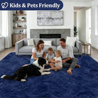 Fluffy 4x6 Area Rugs for Living Room Bedroom: Ultra Soft Shag Rug Non-Slip - Image 4