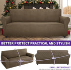ZNSAYOTX Super Stretch Couch Cover Universal Sofa Covers - Image 2