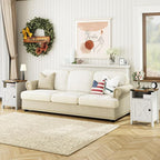 Fameill Farmhouse End Tables Set of 2, Nightstands - Image 7