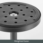 mDesign Glass Top Side/End Drink Table - Image 4