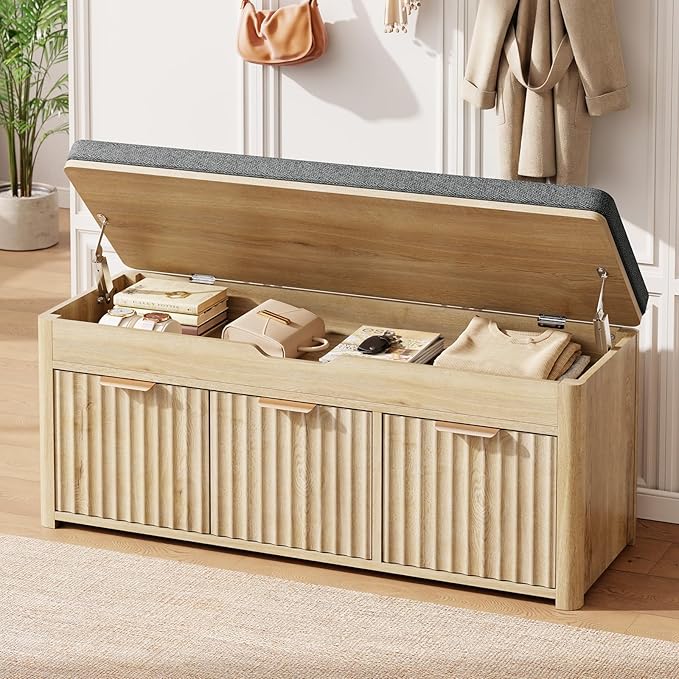 Shoe Bench with Storage - Image 3