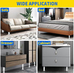 4 Pcs Adjustable Height Furniture Support Legs 3.15-4.72 inch, Metal Heavy Duty - Image 6