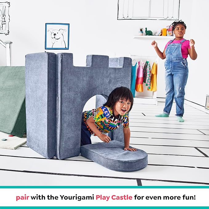 Yourigami Kids and Toddler Play Gym, Playroom Couch Set, Durable Modular Design - Image 8