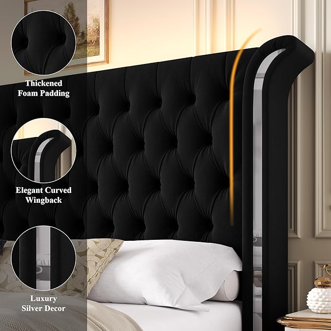 Keyluv Queen Smart LED Bed Frame - Image 5