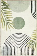 RoomTalks Mid Century Modern Washable Rug Stain Resistant, Boho Cute Aesthetic - Image 8