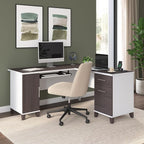 Bush Home 60-Inch L-Shaped Desk - Image 2