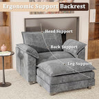 JUMMICO 40" Chaise Lounge Chair - Image 6