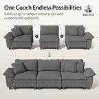 HERA'S HOUSE 158" Modular Sectional Sofa, Oversized L Shaped Couches - Image 7