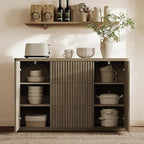 SICOTAS Buffet Cabinet with Storage 109.4" Large Modern Accent Storage Cabinet - Image 7