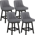 YaFiti Swivel Bar Stools Set of 4, 26 Inch Counter Height Bar Stools by YaFiti
