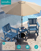SERWALL Outdoor Rocking Chairs Set of 2 - Image 4