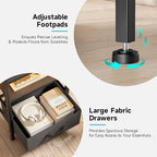 Lazzanto Night Stand Bedside Charger Bedroom - Image 6