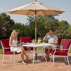 Summsun Outdoor Cushions for Patio Furniture, Double-Sided Waterproof Backrest - Image 2