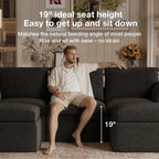 Novilla Modular Cloud Couch, Modern Sectional Sofa - Image 14