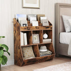 HOOBRO Kids Bookshelf, Toy Storage Organizer, Bookshelf - Image 2