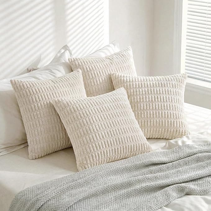 Fancy Homi 4 Packs Decorative Throw Pillow Covers - Image 8