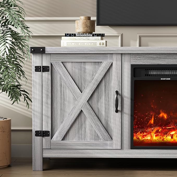 YESHOMY Fireplace TV Stand - Image 5