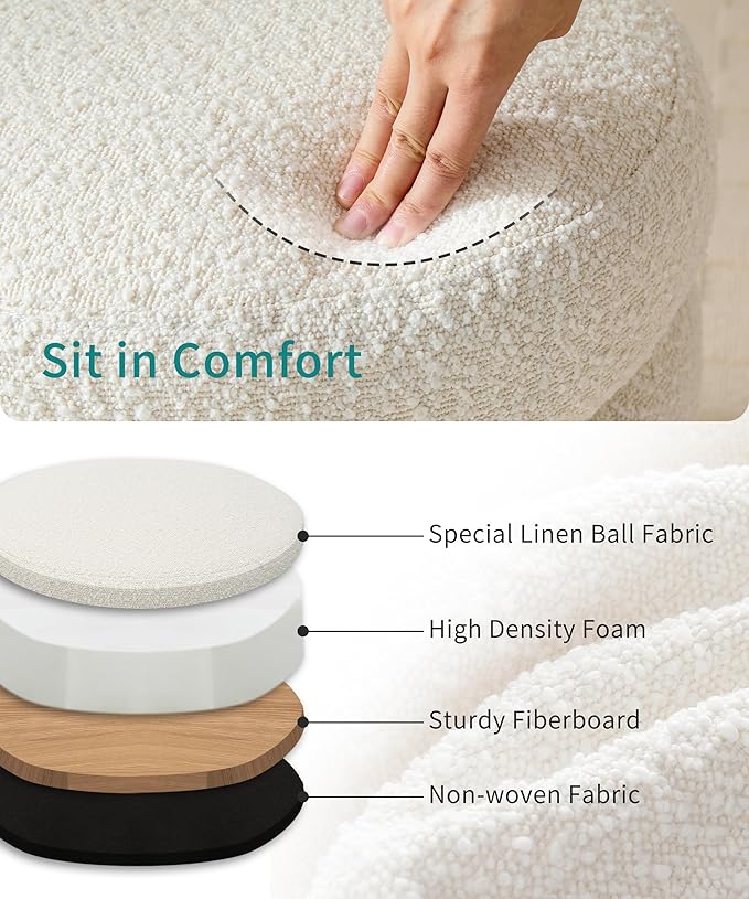 Busaurus Round Ottoman with Storage - Image 3