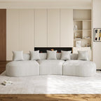 134" Oversized Sectional Sofa for Living Room, Modern Luxury Plush Chenille - Image 3
