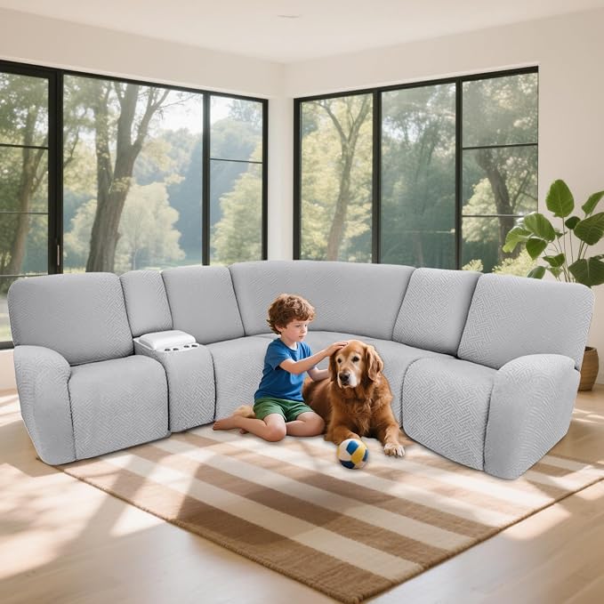 100% Waterproof Sectional Recliner Couch Covers - Image 2