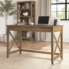 Bush Home Key West 48W Writing Desk in Reclaimed Pine - Image 2