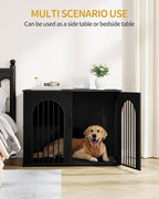 Hzuaneri 44.1" Wooden Dog Crate Furniture, Indoor Dog Kennel Dogs Cage - Image 4
