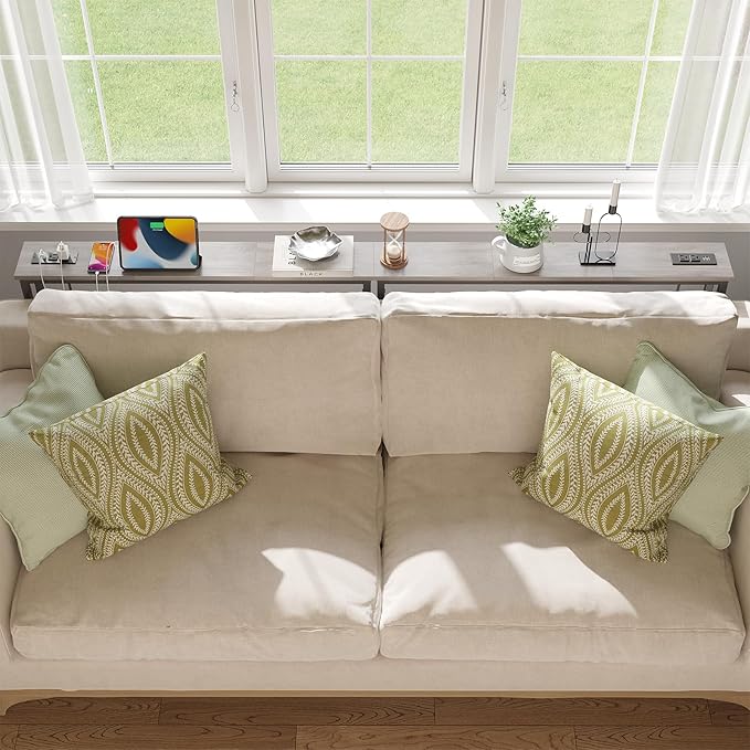 ELYKEN 5.9" Narrow Console Sofa Table - Image 2