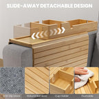 Bamboo Sofa Armrest Tray - Image 5