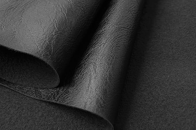 Wento Thick 3 Yard Faux Leather Fabric Soft Skin Grain PU Leather Fabric - Image 3