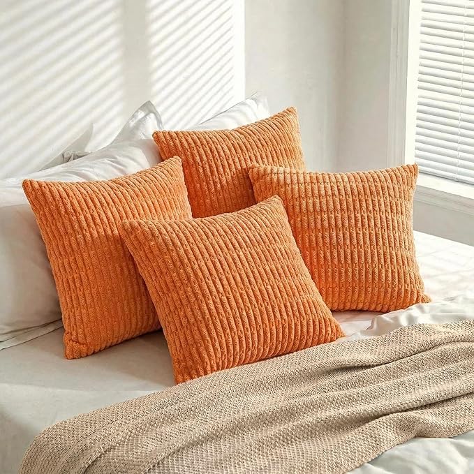Fancy Homi 4 Packs Decorative Throw Pillow Covers - Image 5