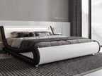 Allewie Full Size LED Platform Bed Frame by Allewie