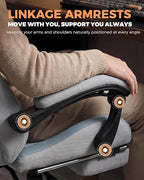 GTPLAYER Gaming Chair with Foot Rest & Pocket Spring Cushion, Ergonomic High - Image 6
